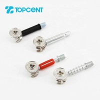 TOPCENT 15/16mm zinc alloy furniture assembly kd fittings connecting minifix cam for furniture