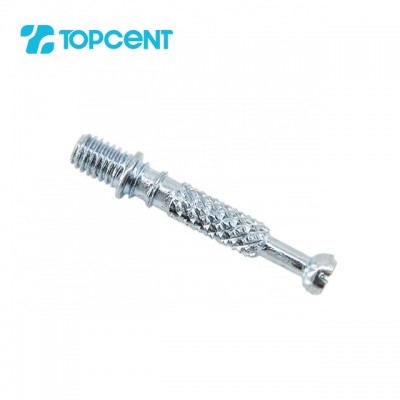 TOPCENT zinc decorative furniture cabinet connecting minifix cam lock bolt